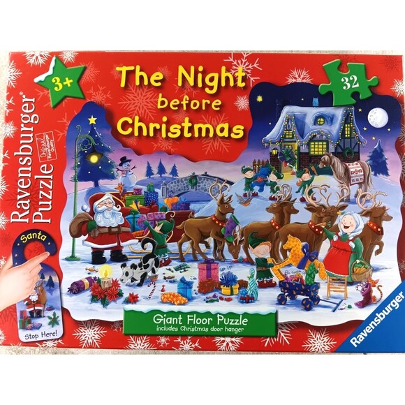 The Night Before Christmas 32 Piece Floor Jigsaw Puzzle by Ravensburger - Picture 1 of 4